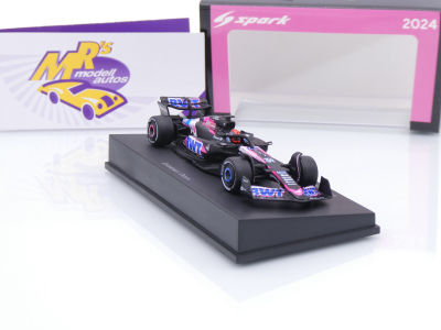 Preview: Sparky Y369 # BWT Alpine A524 #31 Bahrain GP 2024 " Esteban Ocon " 1:64
