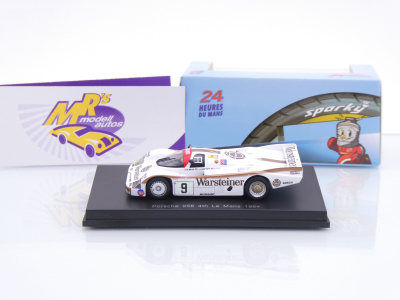Preview: Sparky Y321 # Porsche 956 #9 4th 24h Le Mans 1984 " Warsteiner " 1:64