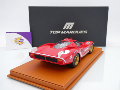 Preview: Top Marques TOP135C # Ferrari 512S Long Tail #7 24h Le Mans 1970 " SEFAC " 1:18