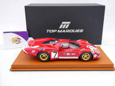Preview: Top Marques TOP135C # Ferrari 512S Long Tail #7 24h Le Mans 1970 " SEFAC " 1:18