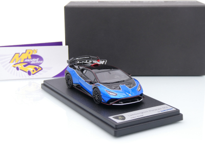 Preview: Look Smart LS557 # Lamborghini Huracan STJ Baujahr 2024 " Blu Eliadi " 1:43