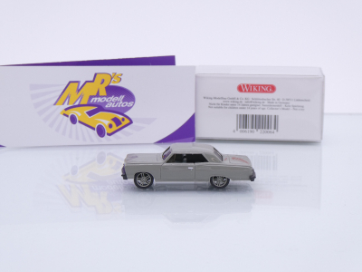 Preview: Wiking 0220 06 # Chevrolet Malibu Coupe Baujahr 1964-65 " betongrau " 1:87