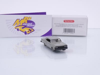 Preview: Wiking 0220 06 # Chevrolet Malibu Coupe Baujahr 1964-65 " betongrau " 1:87
