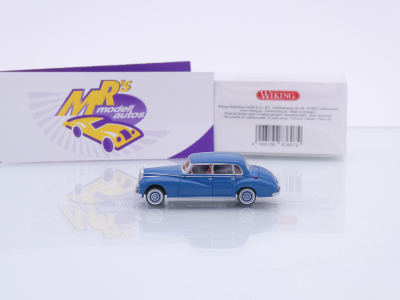 Preview: Wiking 0836 07 # Mercedes-Benz 300 Limousine Baujahr 1957-61 " dunkelblau " 1:87