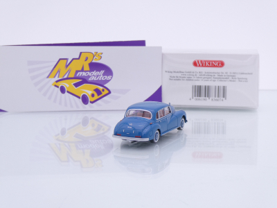 Preview: Wiking 0836 07 # Mercedes-Benz 300 Limousine Baujahr 1957-61 " dunkelblau " 1:87