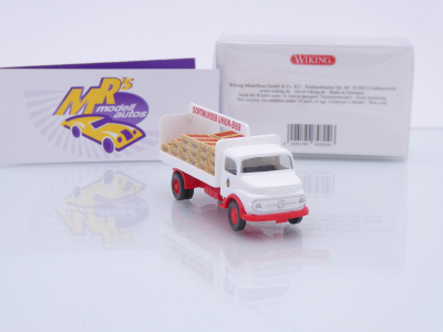 Preview: Wiking 0848 04 # Mercedes-Benz Kurzhauber Getränke-LKW Baujahr 1969-71 " Dortmunder Union " 1:87