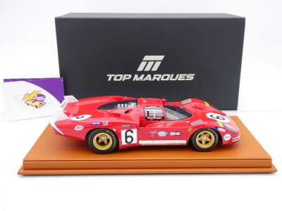 Preview: Top Marques TOP135B # Ferrari 512S Long Tail #6 24h Le Mans 1970 " SEFAC " 1:18