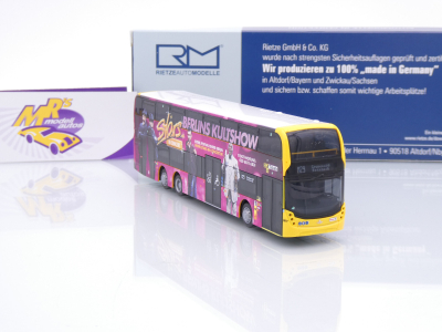 Preview: Rietze 78025 # Alexander Dennis Enviro 500 Doppeldeckerbus " BVG Berlin - Stars in Concert " 1:87