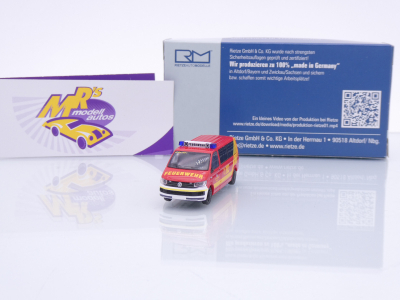 Rietze 53798 # Volkswagen VW T6 Einsatzwagen " Feuerwehr Tönisvorst #112 " 1:87