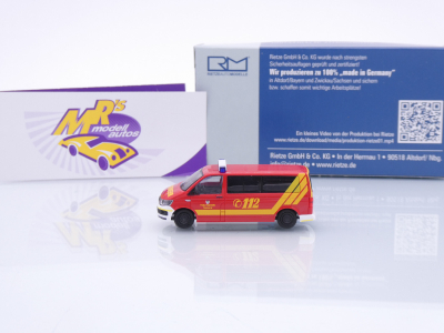 Preview: Rietze 53798 # Volkswagen VW T6 Einsatzwagen " Feuerwehr Tönisvorst #112 " 1:87