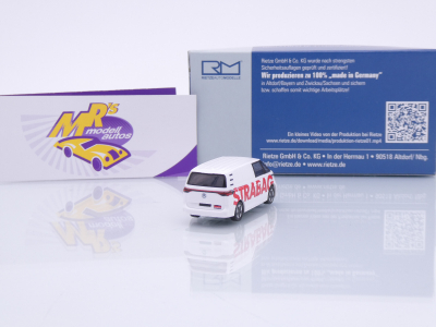Preview: Rietze 32106 # Volkswagen VW ID. Buzz Cargo " Strabag Bauunternehmen " 1:87