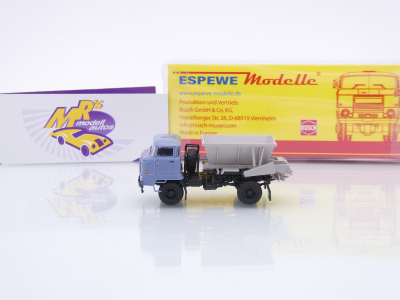 Preview: Busch / Espewe 95558 # IFA L60 D035 Düngerstreuer " blau-grau " 1:87