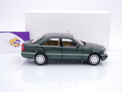 Preview: Norev 183372 # Mercedes-Benz C-Klasse Baujahr 1993 " Malachit Grün metallic " 1:18