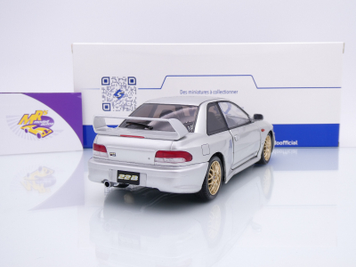 Preview: Solido S1807408 # Subaru Impreza 22B Baujahr 1998 " silbermetallic " 1:18