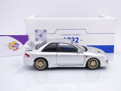 Preview: Solido S1807408 # Subaru Impreza 22B Baujahr 1998 " silbermetallic " 1:18
