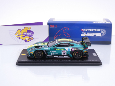 Preview: Spark SB832 # Aston Martin Vantage AMR GT3 EVO #12 24h Spa 2024 " Comtoyou Racing " 1:43
