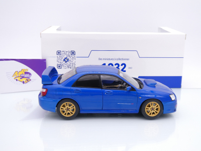 Preview: Solido S1812301 # Subaru Impreza WRX STI Baujahr 2003 " Sonic Blue " 1:18