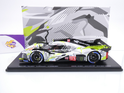 Preview: Spark 18S636 # Peugeot 9x8 Hypercar LMH #93 12th 24h Le Mans 2024 " Vergne - Müller - Jensen " 1:18