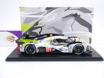 Preview: Spark 18S636 # Peugeot 9x8 Hypercar LMH #93 12th 24h Le Mans 2024 " Vergne - Müller - Jensen " 1:18
