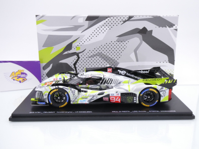 Preview: Spark 18S637 # Peugeot 9x8 Hypercar LMH #94 11th 24h Le Mans 2024 " Vandoorne - Duval - di Resta" 1:18
