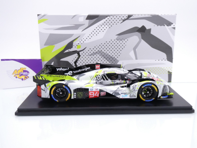 Preview: Spark 18S637 # Peugeot 9x8 Hypercar LMH #94 11th 24h Le Mans 2024 " Vandoorne - Duval - di Resta" 1:18