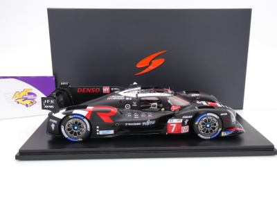 Preview: Spark 18S644 # Toyota GR010 Hybrid Hypercar LMH #7 2nd 24h Le Mans 2024 " Toyota GAZOO Racing " 1:18