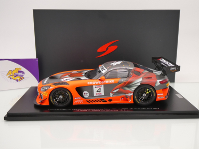 Preview: Spark 18SB079 # Mercedes-AMG GT3 EVO #4 Winner 24h Spa 2024 " CrowdStrike by Riley " 1:18