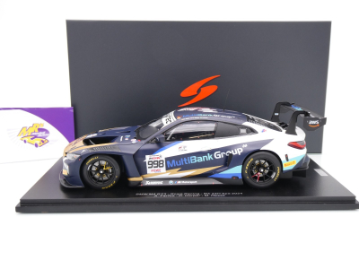 Preview: Spark 18SB077 # BMW M4 GT3 #998 6th 24h Spa 2024 " ROWE Racing MultiBank Group " 1:18