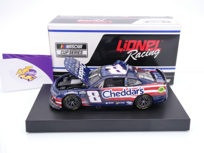 Preview: Lionel Racing CX82423SALKB # Chevrolet Camaro ZL1 NASCAR 2024 " Kyle Busch - Cheddar's Scratch Kitchen Salutes / Patriotic " 1:24