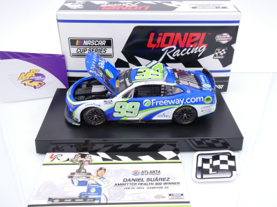 Preview: Lionel Racing W992423FEIDZD # Chevrolet Camaro ZL1 NASCAR 2024 " Daniel Suarez - Freeway Insurance Atlanta Race Winner " Chrom Startnummer " " 1:24