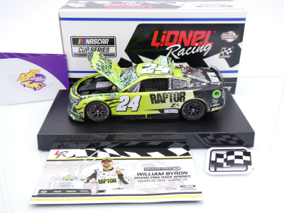Preview: Lionel Racing W242423AXRWB7 # Chevrolet Camaro ZL1 NASCAR 2024 " William Byron - Raptor COTA Race Winner " 1:24