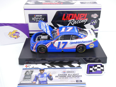Preview: Lionel Racing W172423HENCLM # Chevrolet Camaro NASCAR Xfinity 2024 " Chase Elliott - HendrickCars.com Charlotte Race Winner " 1:24