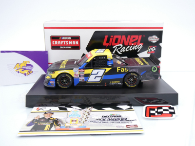 Lionel Racing WX22424GNBNZA # Chevrolet Silverado NASCAR Truck 2024 " Nick Sanchez - Gainbridge FastBreak Daytona Race Winner " 1:24