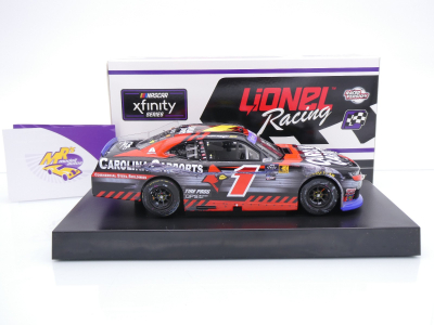 Preview: Lionel Racing WX12423CCPSMG # Chevrolet Camaro NASCAR Xfinity 2024 " Sam Mayer - Carolina Carports Texas Race Winner " Chrom Startnummer " " 1:24