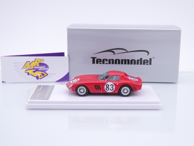 Preview: Tecnomodel TM43-48C # Ferrari 250 GTO 64 #83 2nd 1000km Nürburgring 1964 " SEFAC " 1:43