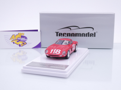 Tecnomodel TM43-48F # Ferrari 250 GTO 64 #118 Targa Florio 1965 " Ravetto - Starabba " 1:43