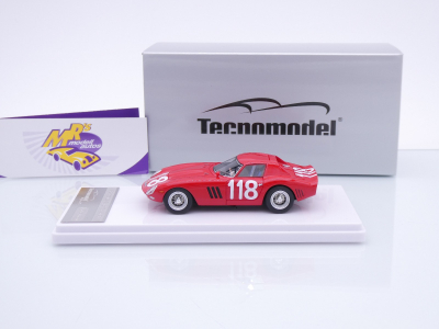 Preview: Tecnomodel TM43-48F # Ferrari 250 GTO 64 #118 Targa Florio 1965 " Ravetto - Starabba " 1:43