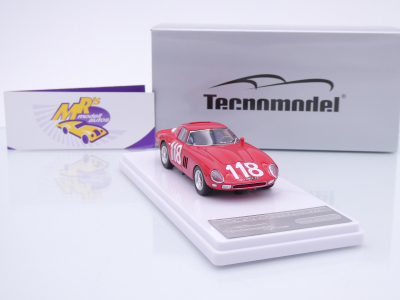 Preview: Tecnomodel TM43-48F # Ferrari 250 GTO 64 #118 Targa Florio 1965 " Ravetto - Starabba " 1:43