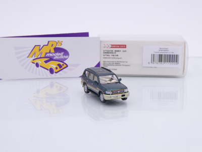 Preview: Micro City / Herpa 87MC000007 # Toyota Landcruiser 100 Baujahr 1998 " grünmetallic " 1:87