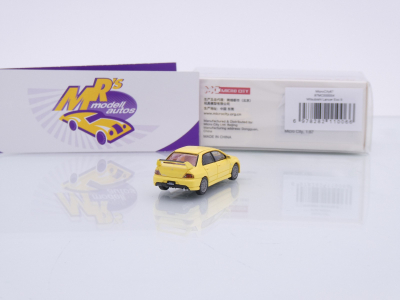 Preview: Micro City / Herpa 87MC000004 # Mitsubishi Lancer Evo 9 Baujahr 2005 " gelb " 1:87