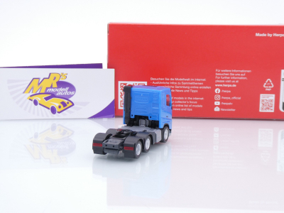 Preview: Herpa 313735-003 # Iveco FH 6x2 3-achs Zugmaschine " himmelblau " 1:87