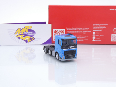 Preview: Herpa 313735-003 # Iveco FH 6x2 3-achs Zugmaschine " himmelblau " 1:87