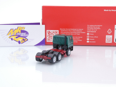 Preview: Herpa 317399-002 # Raba 6x4 3-achs Zugmaschine " moosgrün " 1:87