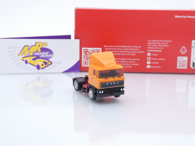 Preview: Herpa 317382-002 # Raba 2-achs Zugmaschine " kommunalorange " 1:87