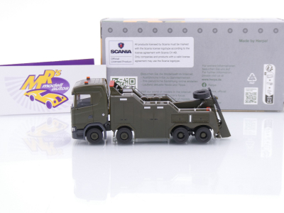 Preview: Herpa 747196 # Scania CS20 ND Empl Bison Bergefahrzeug " Luxemburger Armee " 1:87