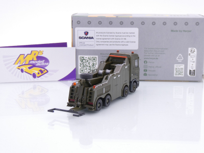 Preview: Herpa 747196 # Scania CS20 ND Empl Bison Bergefahrzeug " Luxemburger Armee " 1:87