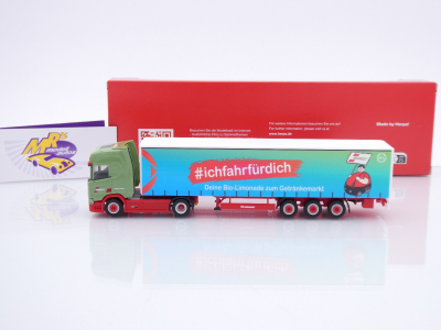 Preview: Herpa 318600 # Scania CR20 HD 2/3-achs Gardinenplanen-Sattelzug " Spedition Wandt / BGL " 1:87