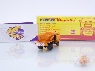 Preview: Busch / Espewe 95286 # IFA W50 LA D035 Winterdienst Schneeschild " orange " 1:87