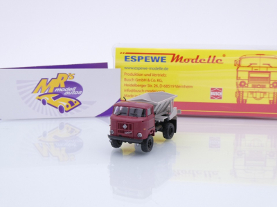 Busch / Espewe 95285 # IFA W50 LA D035 Düngerstreuer " dunkelrot-grau " 1:87