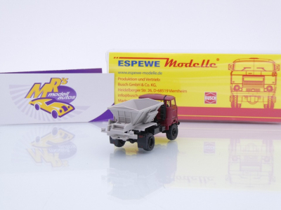 Preview: Busch / Espewe 95285 # IFA W50 LA D035 Düngerstreuer " dunkelrot-grau " 1:87